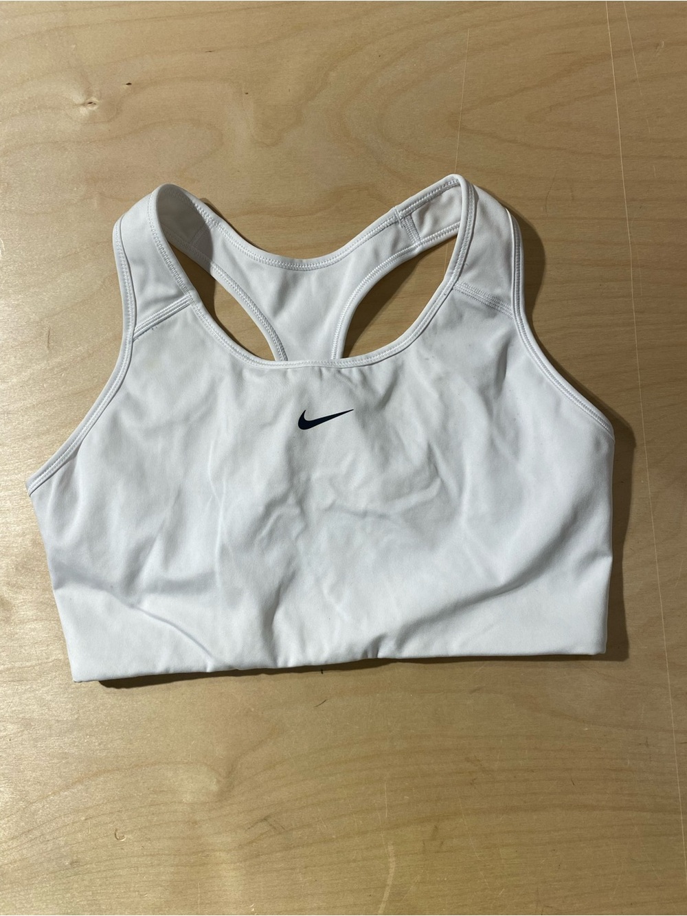 Nike White Racerback Sports Bra XL (AS)